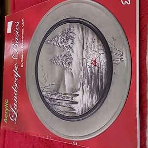 Acrylic Landscape Basics" painting instruction booklet by Sharon Buononato